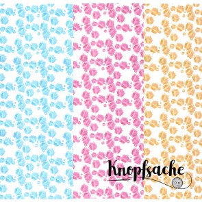 Jersey Knopfsache Aquarell Streifen