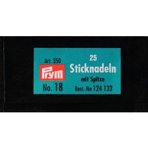 Prym Sticknadeln mit Sp. ST 18 1,20 x 50 mm silberfarbig