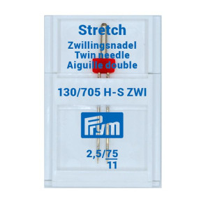 Prym Doppel-Maschinennadeln 130/705 Stretch 75/2,5 mm