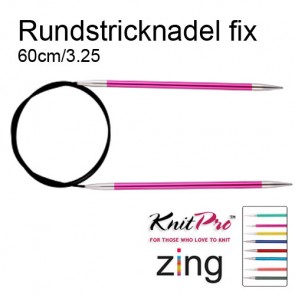 KP Zing Rundstrickndl 60cm 3.25mm