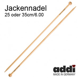 6,00mm Strickn.ADDI Bambus /6,0