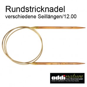 12,00mm Rundstric.ADDI Olivenholz 12,0