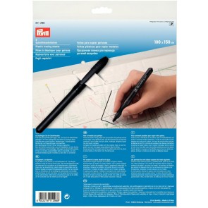 Prym Schnittmusterfolien mit Stift 1 x 1,5 m