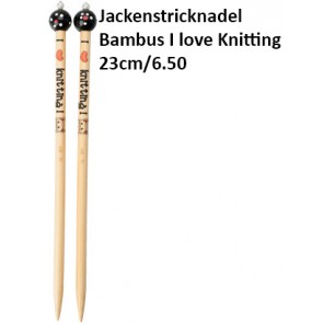 ChiaoGoo Jackenstrickndl. Bambus I love Knitting 23cm/6.50