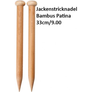 ChiaoGoo Jackenstrickndl. Bambus Patina 33cm/9.00
