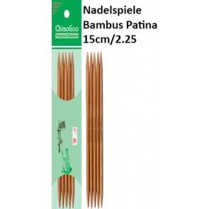 ChiaoGoo Nadelspiele Bambus Patina 15cm/2.25