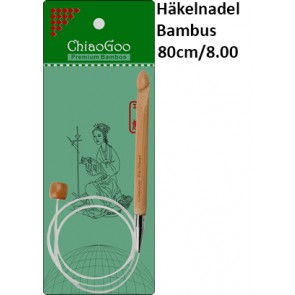 ChiaoGoo Häkeln. Bambus Seillänge 80cm/8.00