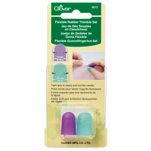 CLOVER Flexible Gummifingerhut-Set