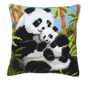 VER Kreuzstichkissenpackung Panda