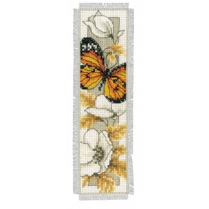 VER Lesezeichenpackung Schmetterling auf Blumen IV