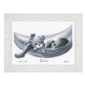 VER Zählmusterpackung Baby in Hängematte