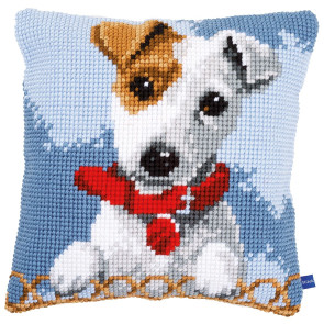 VER Kreuzstichkissenpackung Jack Russel