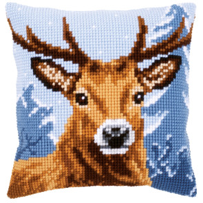 VER Kreuzstichkissenpackung Hirsch