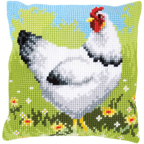 VER Kreuzstichkissenpackung Huhn