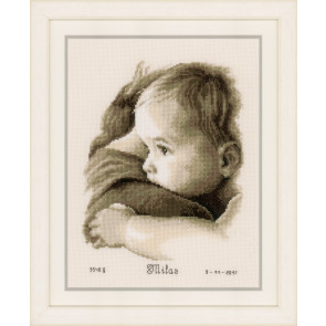 VER Zählmusterpackung Baby im Arm