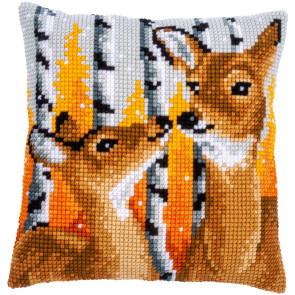 VER Kreuzstichkissenpackung Hirsch