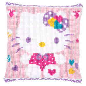 VER Kreuzstichkissenpackung Hello Kitty Pastel