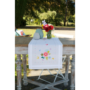 VER Bedruckter Läuferpackung Frühlingsblumen