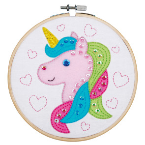 VER Bastelset mit Filz Einhorn