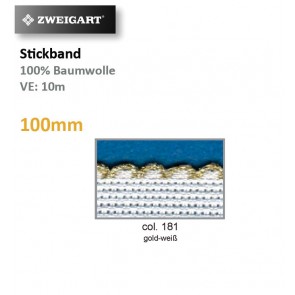 Stickband 100mm lurex#