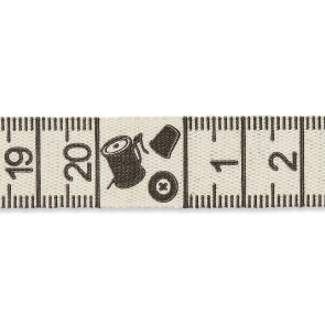 Union Knopf Bedrucktes Band 15mm - 20m