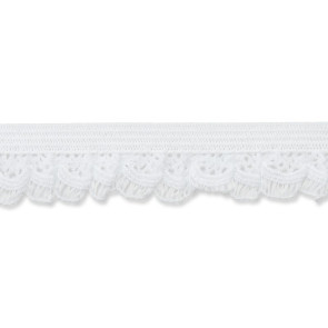 Union Knopf elastische Rüsche 15mm - 20m