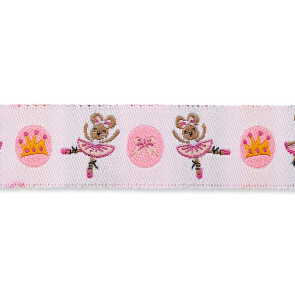 Union Knopf Jacquardborte Ballett 15mm - 15m