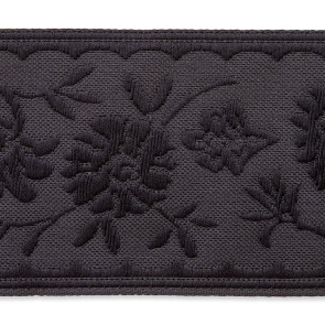 Union Knopf Jacquardborte Blume 50mm - 15m