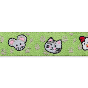 Union Knopf Jacquardborte Tiere 15mm - 15m