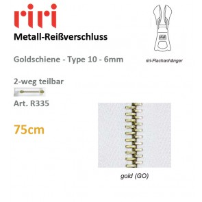 Reißversch.RIRI-Met.goTX/DS-Combi