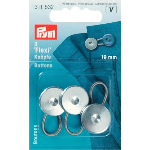 Prym Flexi-Knöpfe mit Schlaufe 19 mm