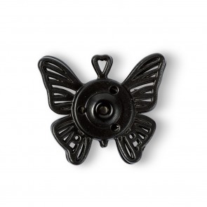 Prym Annäh-Druckknöpfe Schmetterling 25 mm schwarz