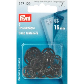 Prym Annäh-Druckknöpfe KST 15 mm schwarz