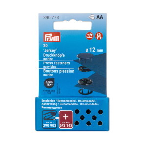 Prym Druckknöpfe Jersey, 12 mm, marine #