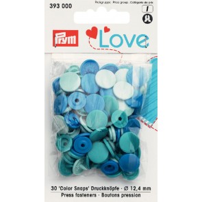 Prym Love Druckknopf Color KST 12,4 mm blau