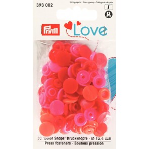 Prym Love Druckknopf Color KST 12,4 mm rot