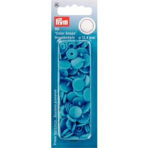 Prym NF Druckkn Color Snaps rund 12,4 mm stahlblau