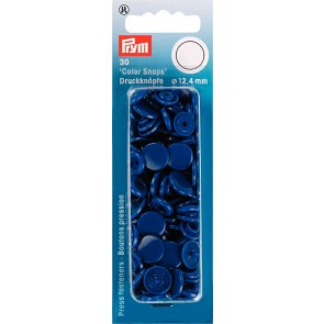 Prym NF Druckkn Color Snaps rund 12,4 mm königsblau