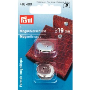 Prym Magnet-Verschluß 19 mm silberfarbig