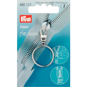 Prym Fashion-Zipper Ring silberfarbig