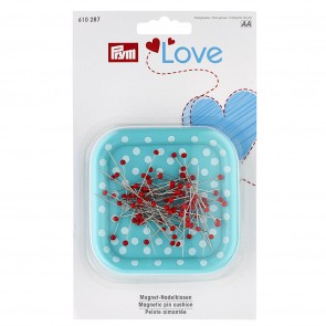 Prym Love Magnetnadelkissen + 9 g Glaskopf Nadel mint