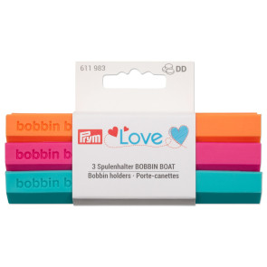 Prym Spulenhalter BOBBIN BOATora/turk/pink3St  #
