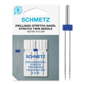 SCHMETZ Stretch-Doppel 130/705 H-S ZWI 2.5 75 1 Ndl.
