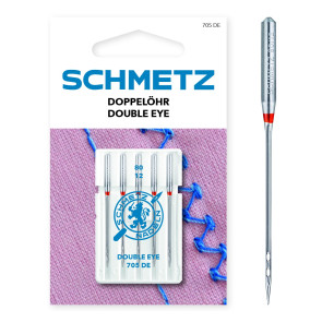 SCHMETZ Doppelöhr 705 DE H 80  5 Ndl.