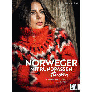 CV Norweger mit Rundpassen stricken