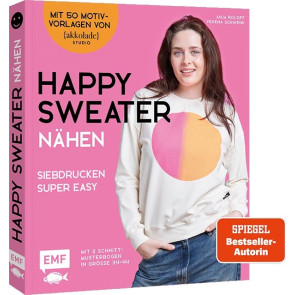 EMF Happy Sweater nähen – Siebdrucken super easy!