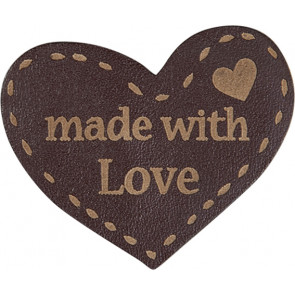 App. HANDY Made with Love, dunkelbraun