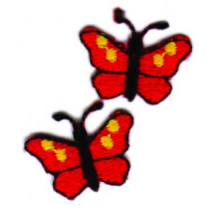 App. HANDY Schmetterlinge rot 2er Set