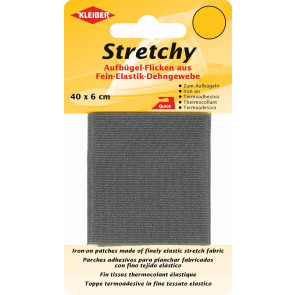 KLEIBER Stretchy-Bügel-Flicken 40cmx6cm/grau