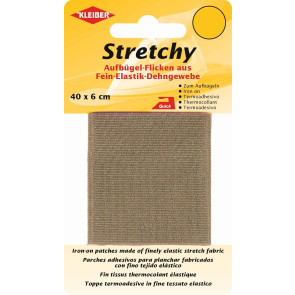 KLEIBER Stretchy-Bügel-Flicken 40cmx6cm/beige